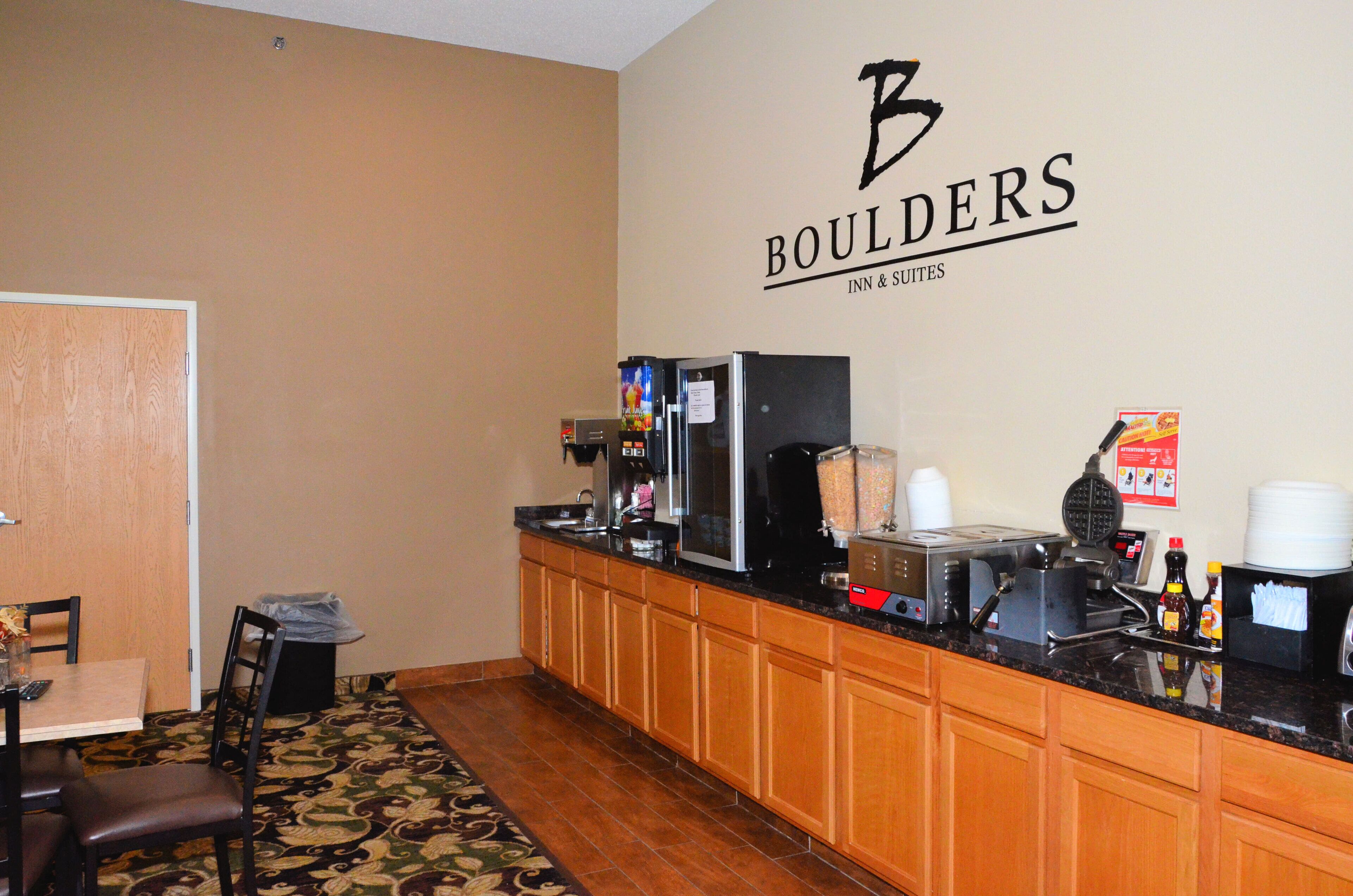 free daily self-service breakfast