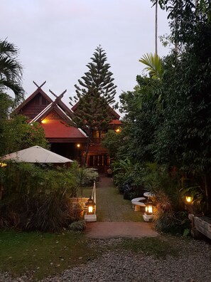 Blick auf den Garten