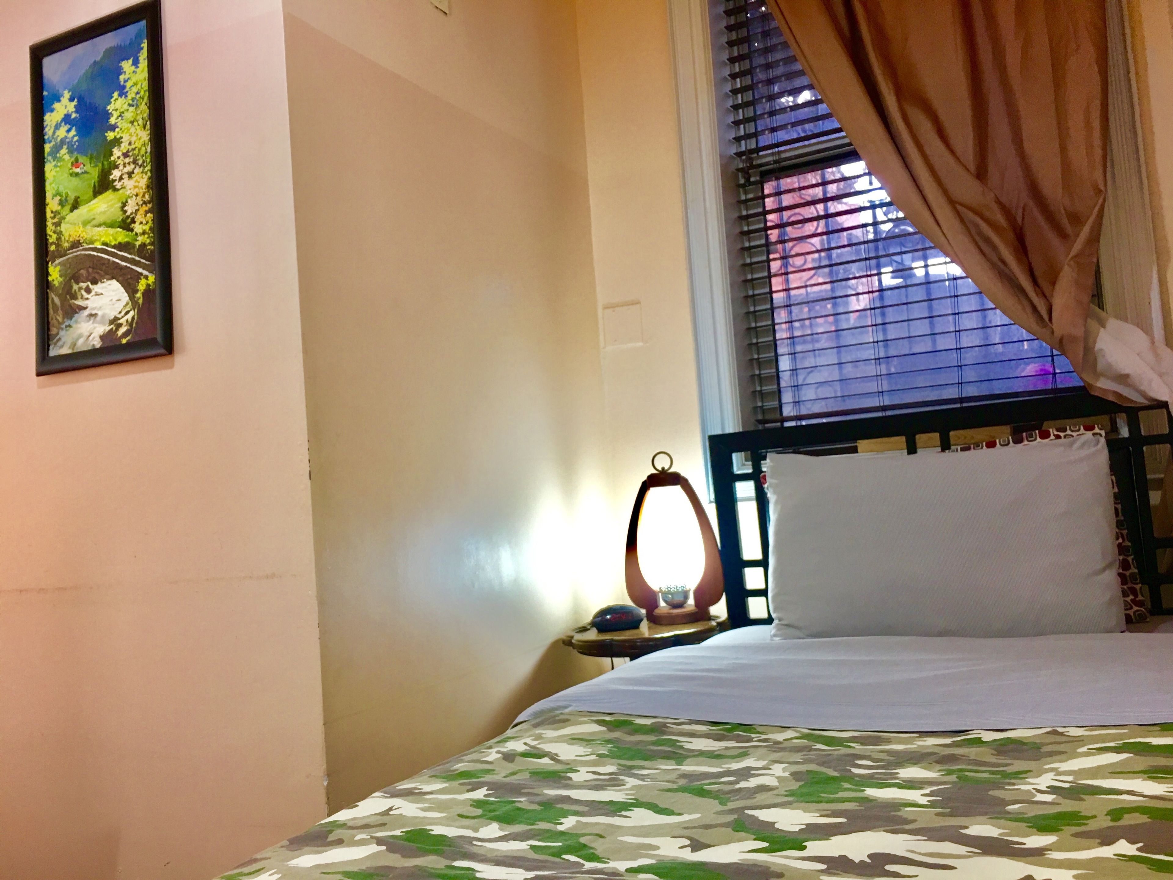 small single room with shared bathroom | 1 bedroom, premium bedding, individually decorated