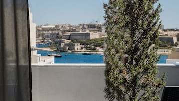 Luxury Penthouse, 1 Queen Bed, Terrace, Partial Sea View | View from room