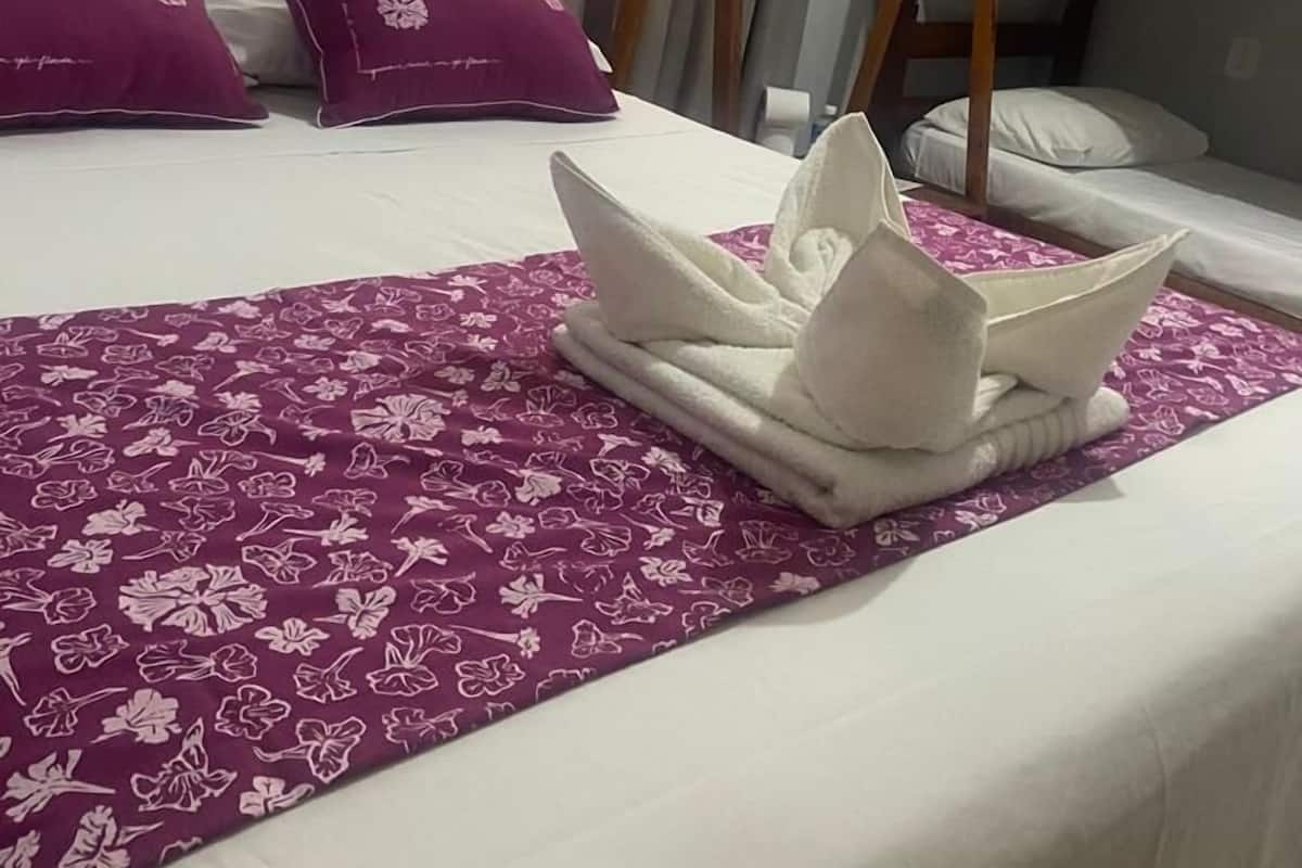 Economy Quadruple Room | 1 bedroom, desk, free WiFi, bed sheets