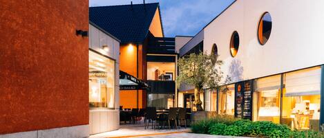 Front of property - evening/night