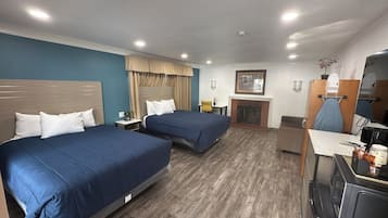 Deluxe Room Two Queen Beds and sofabed | Desk, iron/ironing board, free WiFi, bed sheets