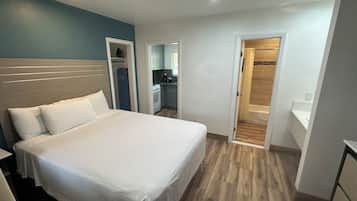 Desk, iron/ironing board, free WiFi, bed sheets