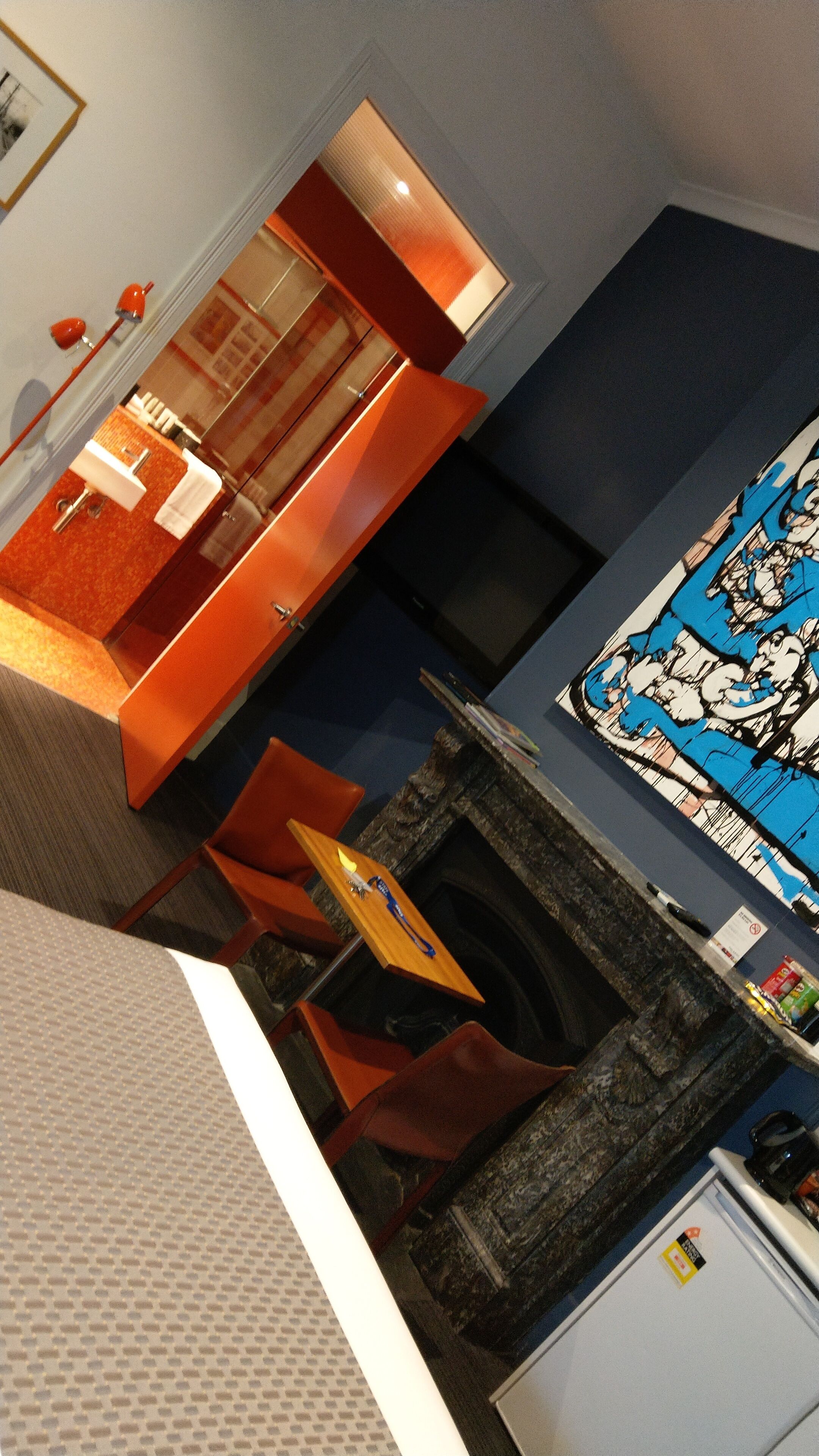 chambre boheme | living area | 40-inch plasma tv with digital channels, tv