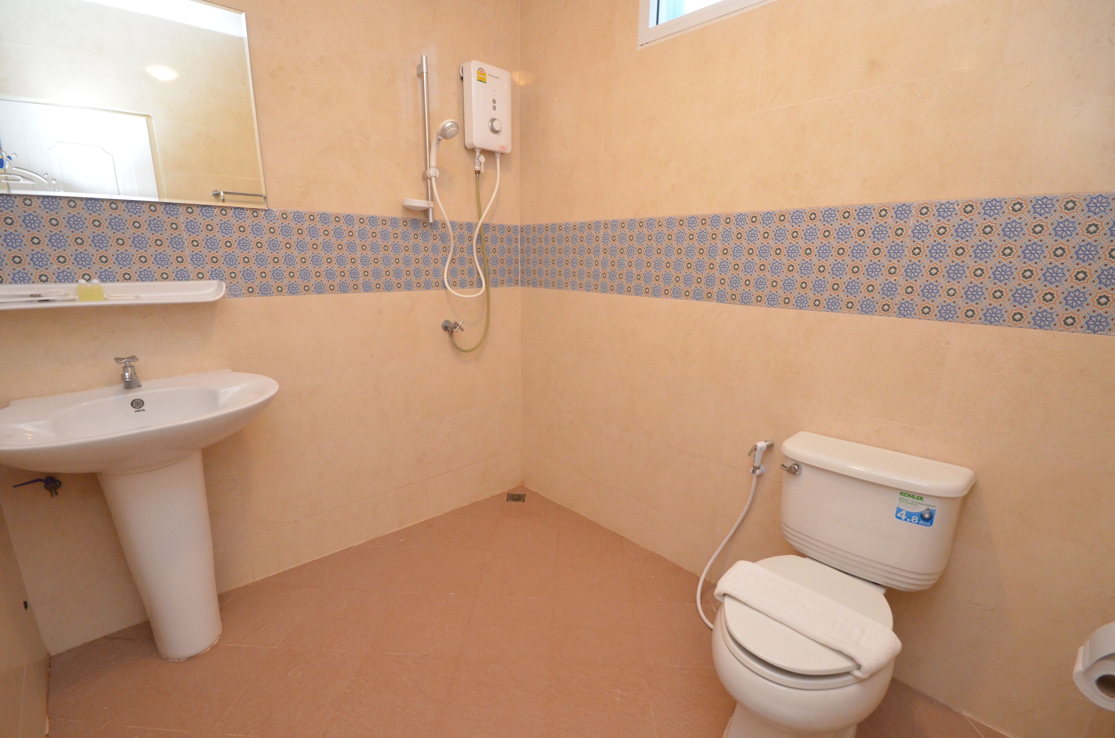 pool side | bathroom | shower, free toiletries, towels