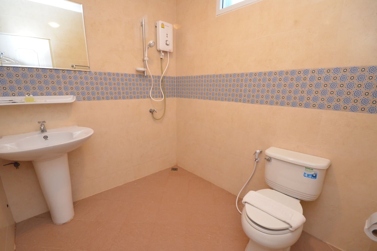 pool side | bathroom | shower, free toiletries, towels