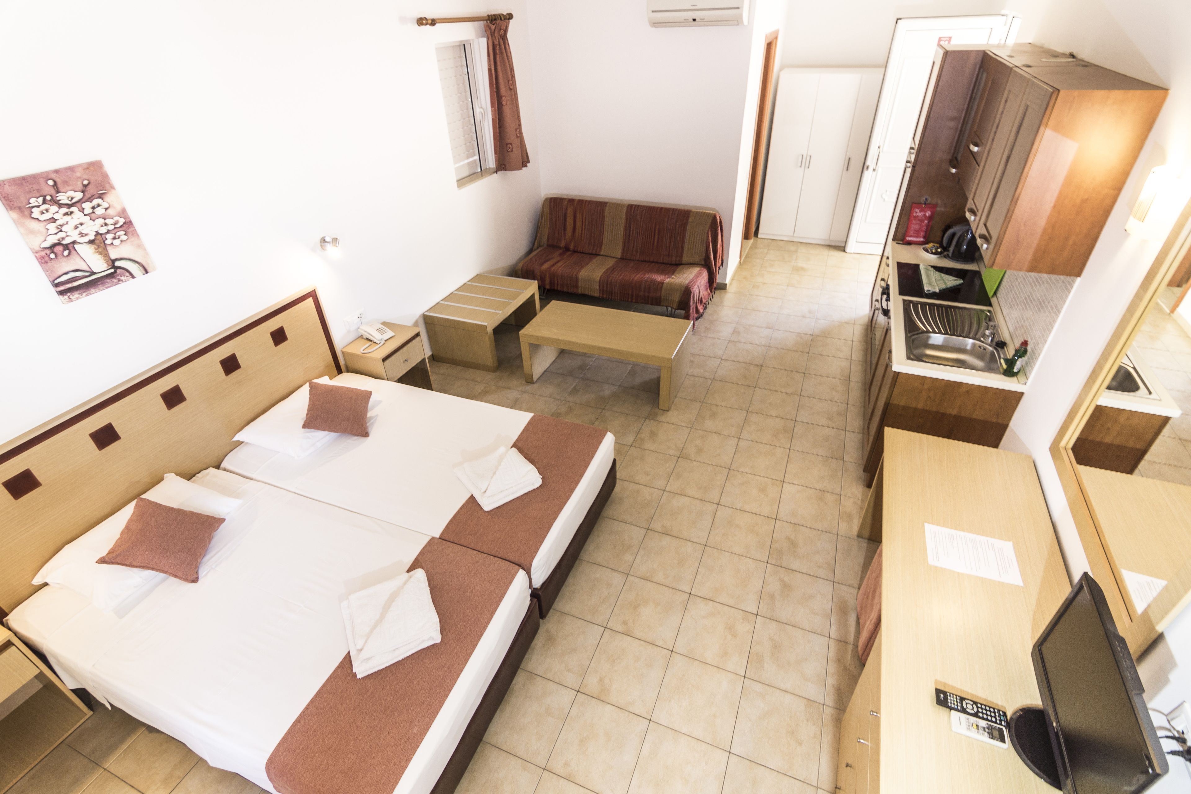 apartment | in-room safe, desk, soundproofing, iron/ironing board