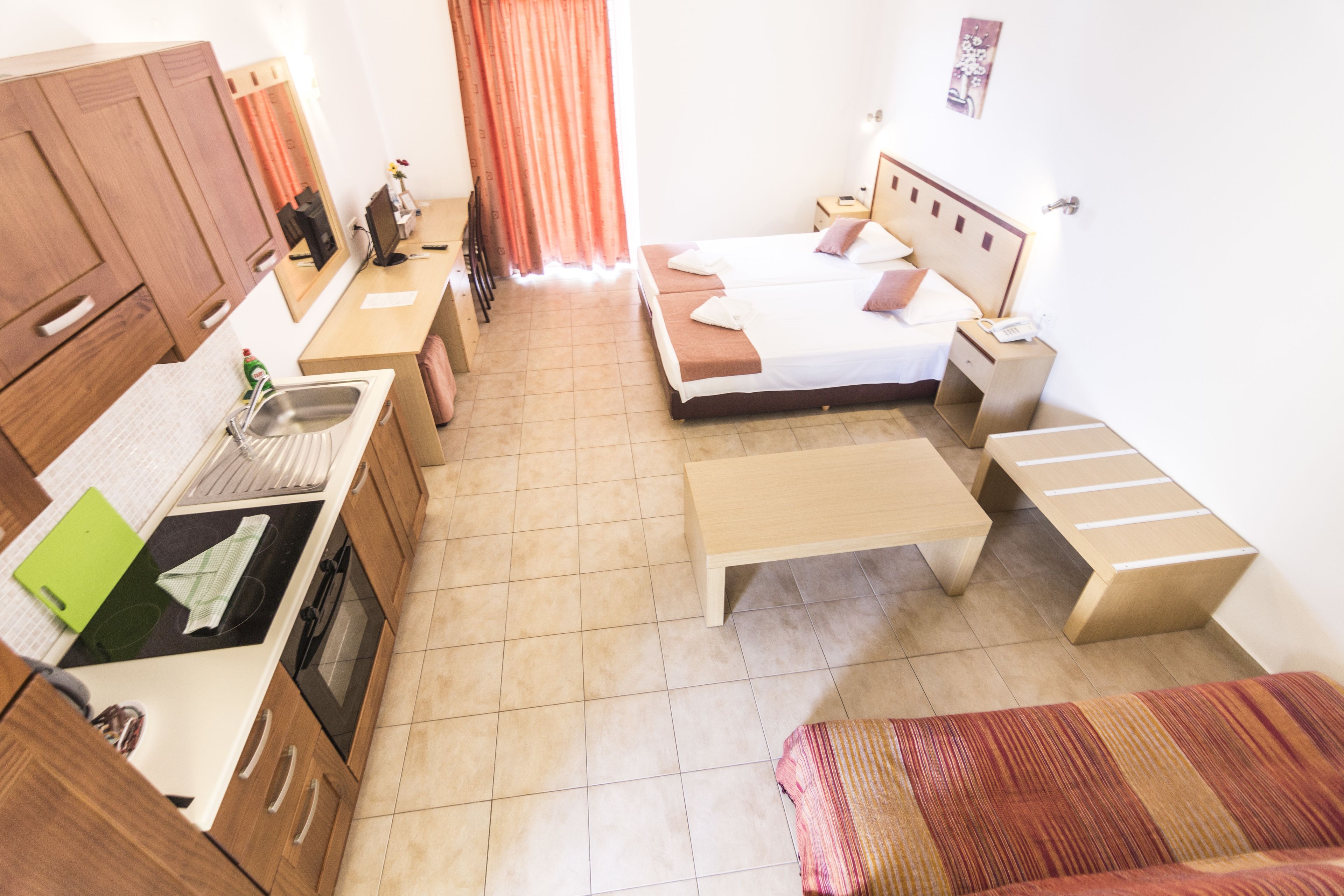 apartment | in-room safe, desk, soundproofing, iron/ironing board