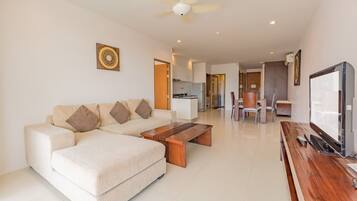 Superior Apartment | Living area | LCD TV