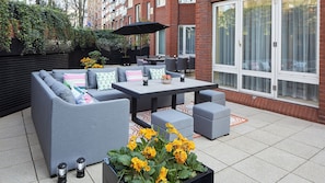Appartement Deluxe, 2 chambres, terrasse | Terrasse/Patio