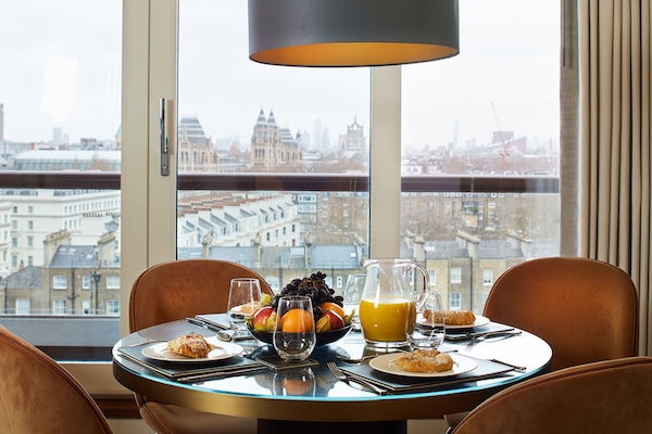 Flat-screen TV, DVD player