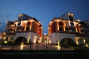 Front of property - evening/night