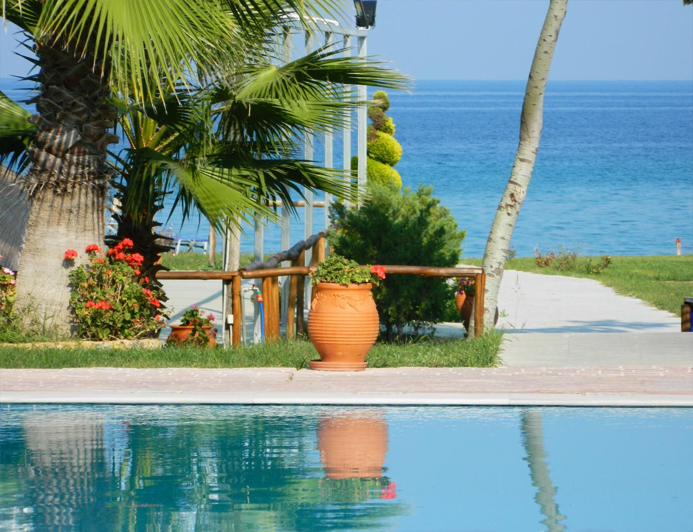 Seasonal outdoor pool
