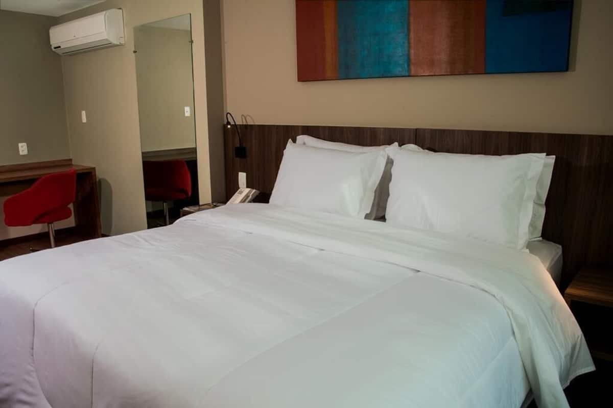 In-room safe, desk, laptop workspace, soundproofing
