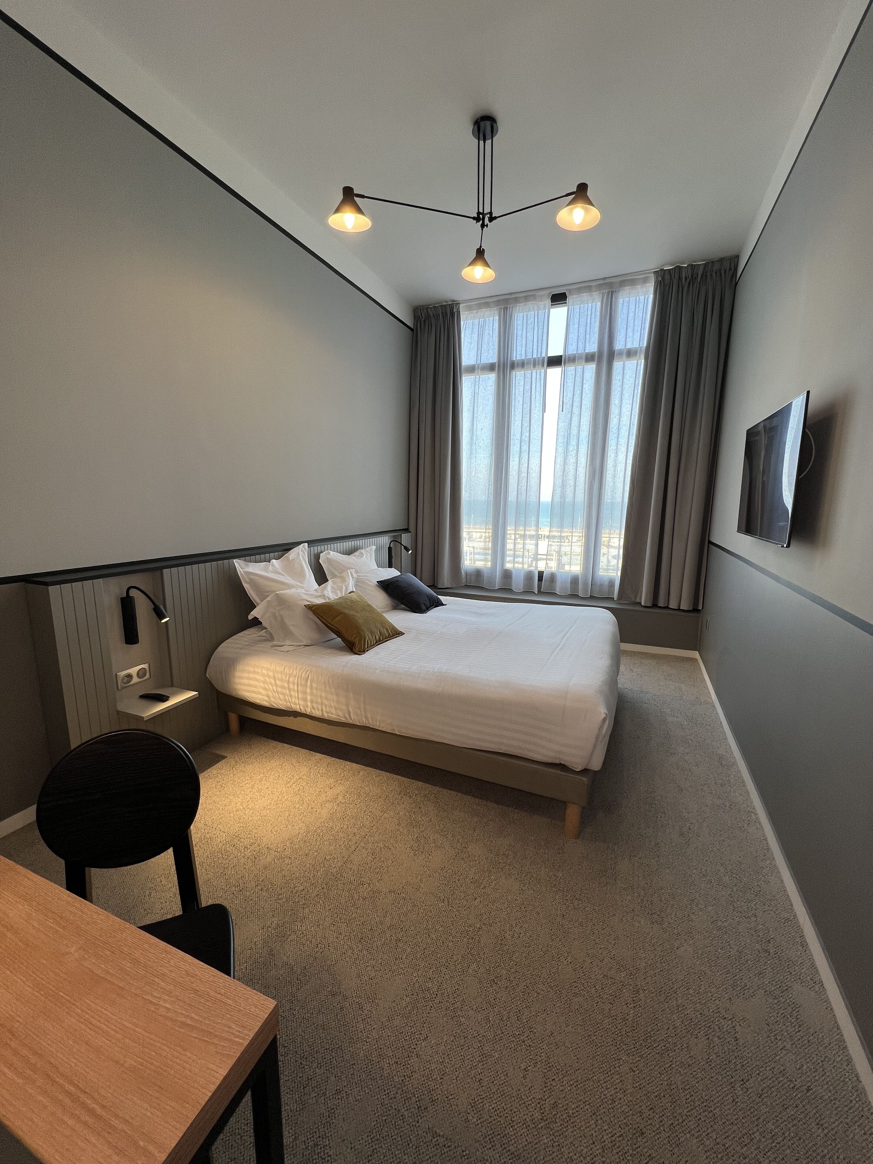 comfort double room, sea view | in-room safe, desk, blackout curtains, soundproofing