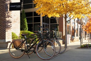 Blick von der Unterkunft