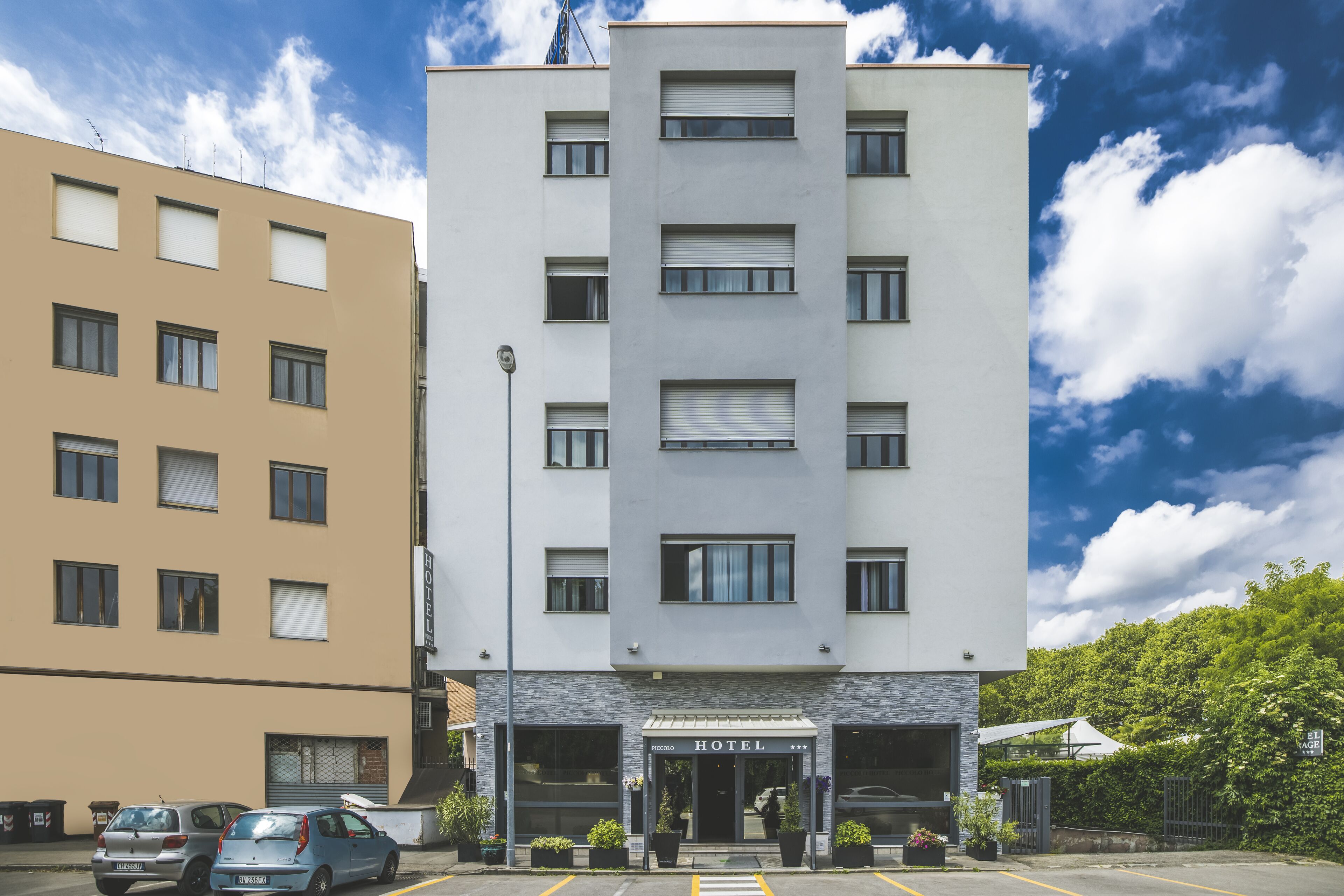 Facciata della struttura