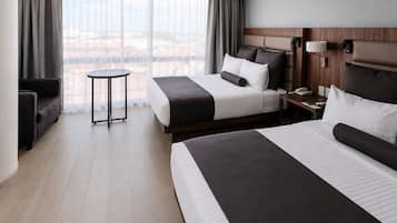 Habitación ejecutiva, 2 camas matrimoniales, vista a la ciudad | Vista desde la habitación