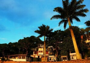 Blackout curtains, bed sheets