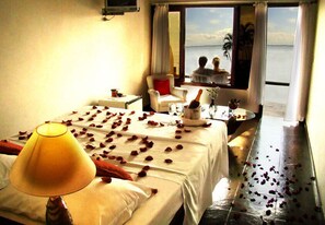 Standard-Doppelzimmer, Strandblick | Verdunkelungsvorhänge, Bettwäsche