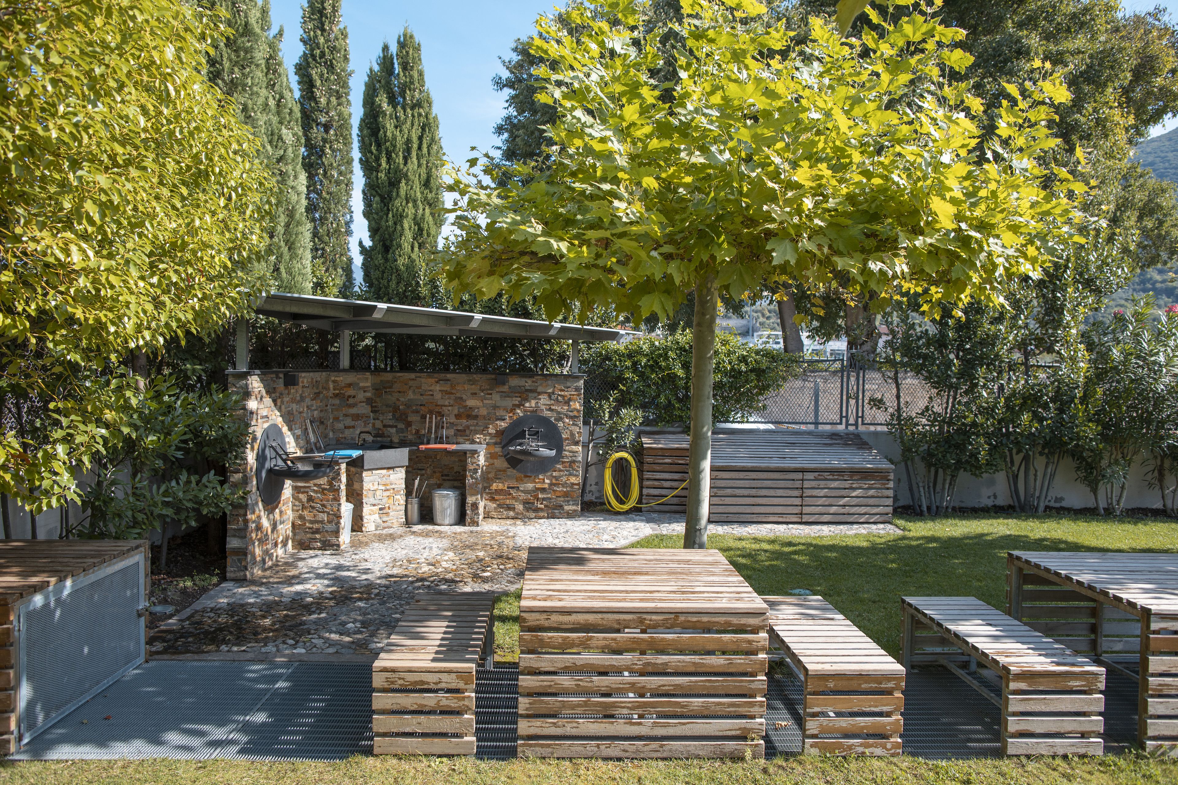 Aire de pique-nique/barbecue