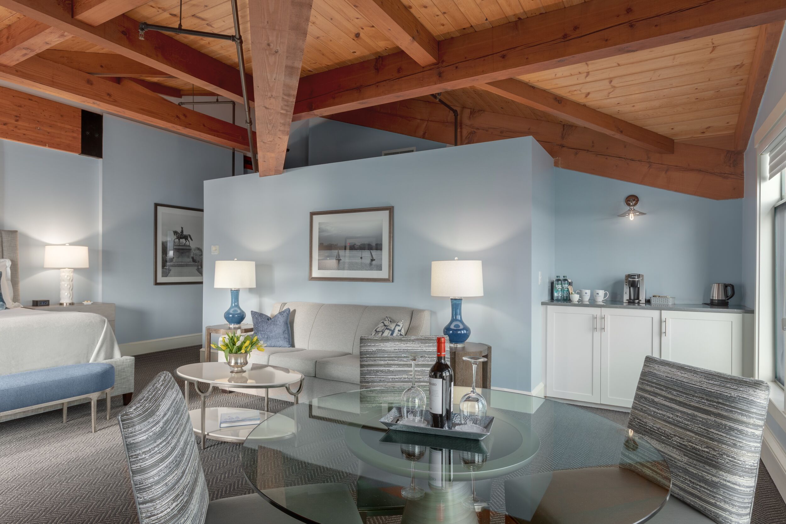 deluxe room, 1 king bed with sofa bed, harbour view | premium bedding, down duvets, in-room safe, desk