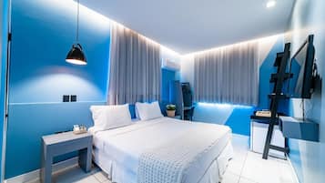 Minibar, free cots/infant beds, free WiFi, bed sheets