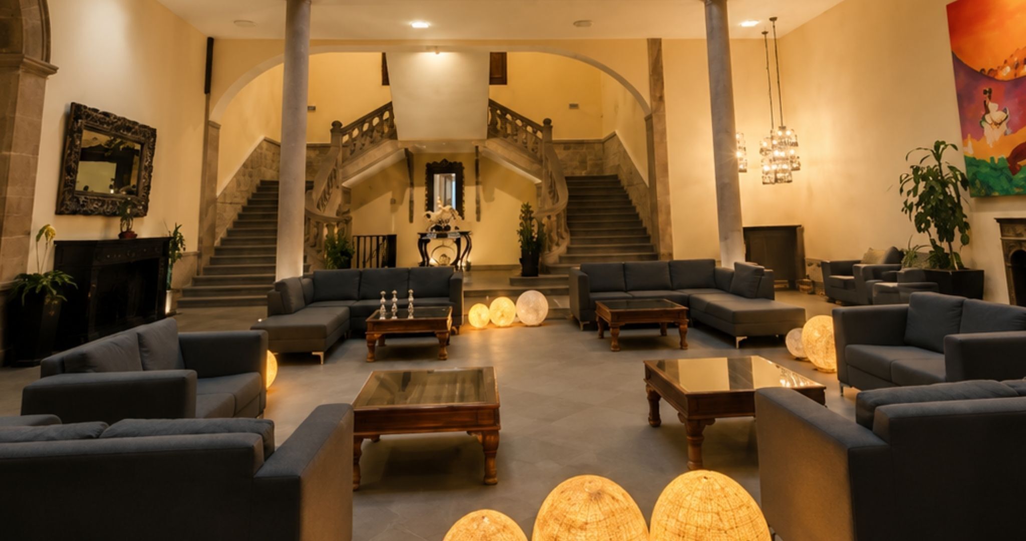 Sitzecke in der Lobby