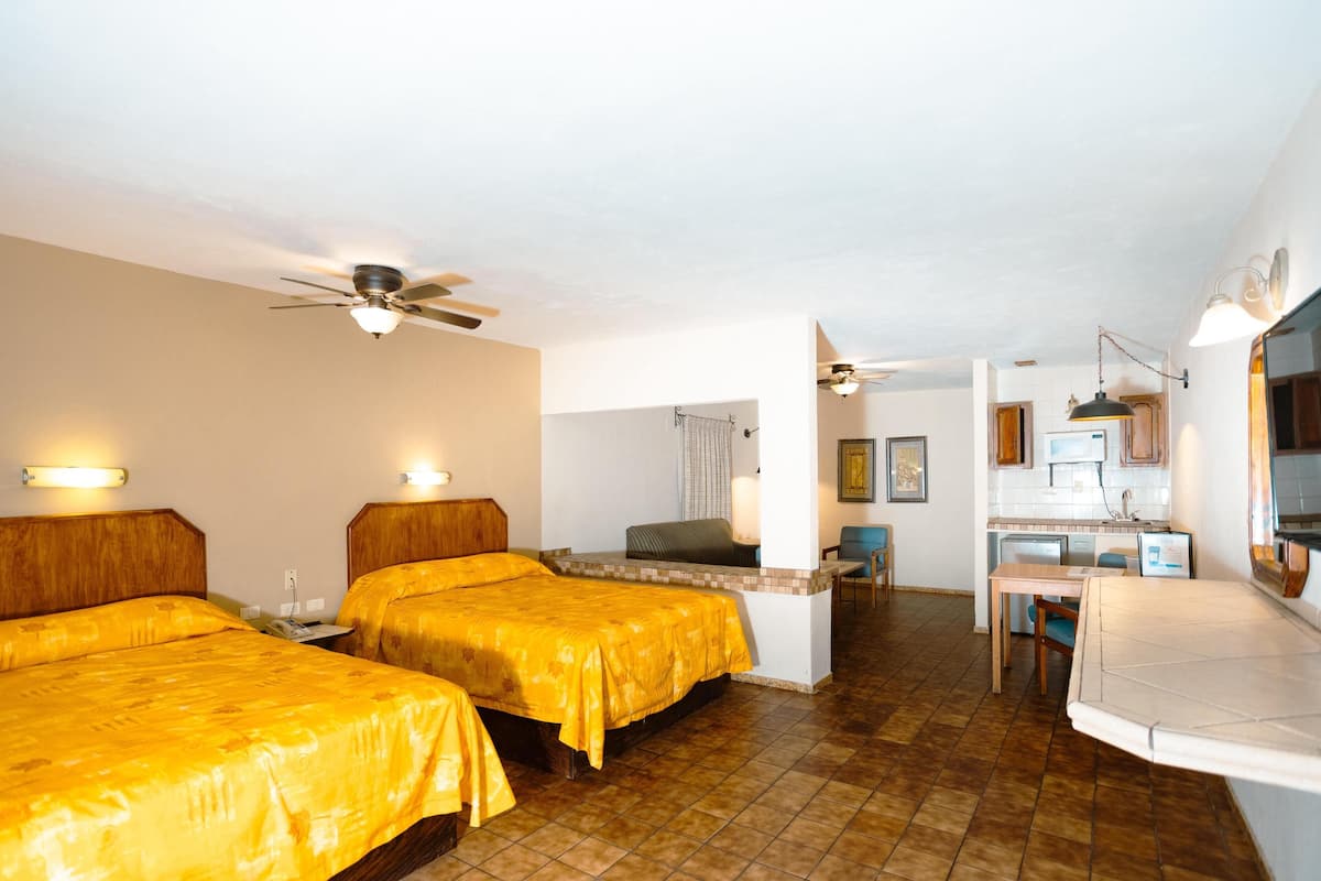 Blackout curtains, iron/ironing board, free WiFi, bed sheets