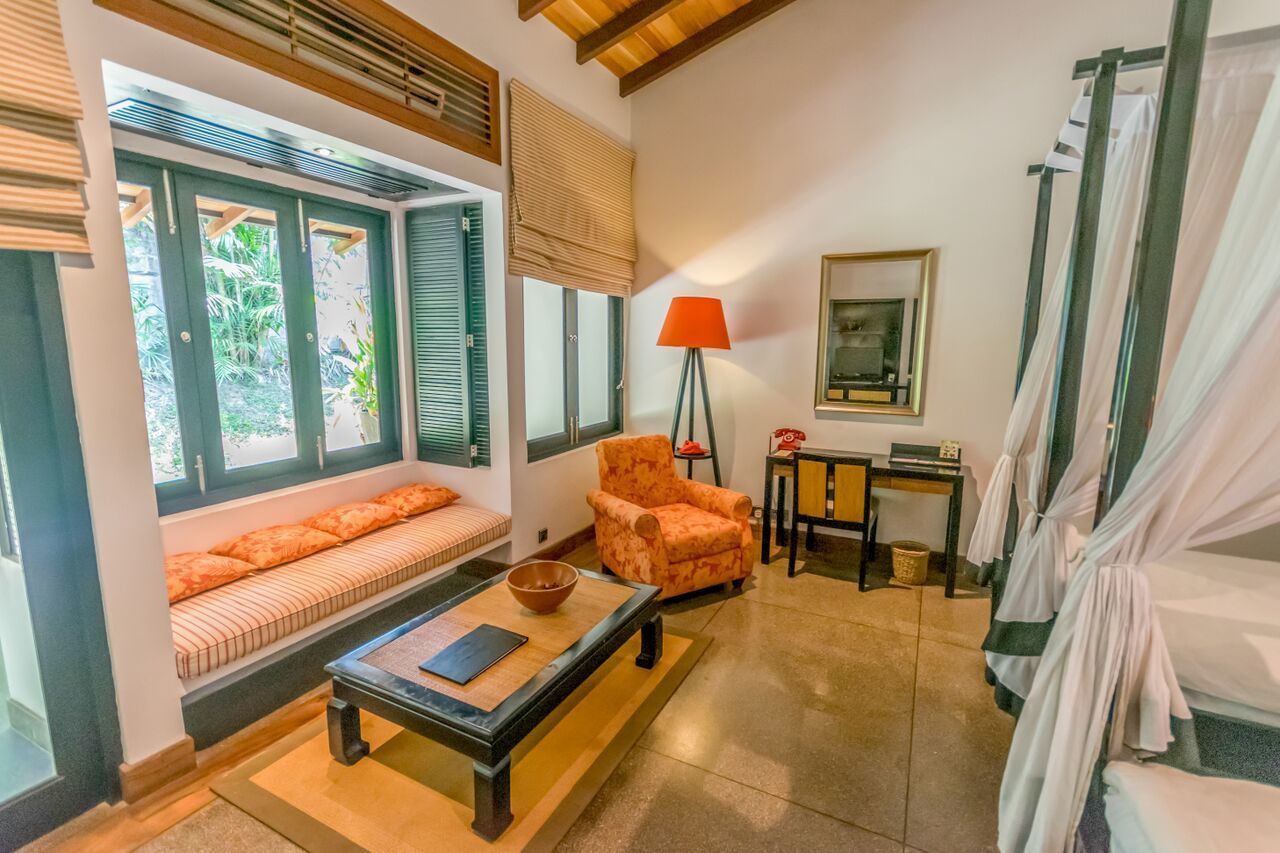 garden suite - twin | in-room safe, individually decorated, desk, blackout curtains