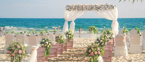 Área de bodas al aire libre