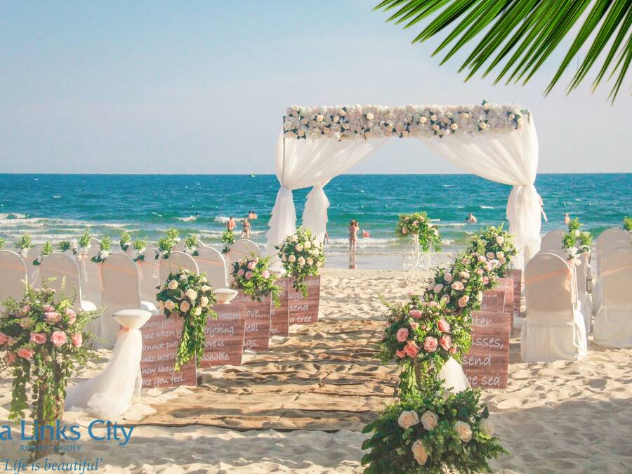 Área de bodas al aire libre