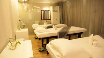 Sauna, body treatments, body wraps, body scrubs, facials