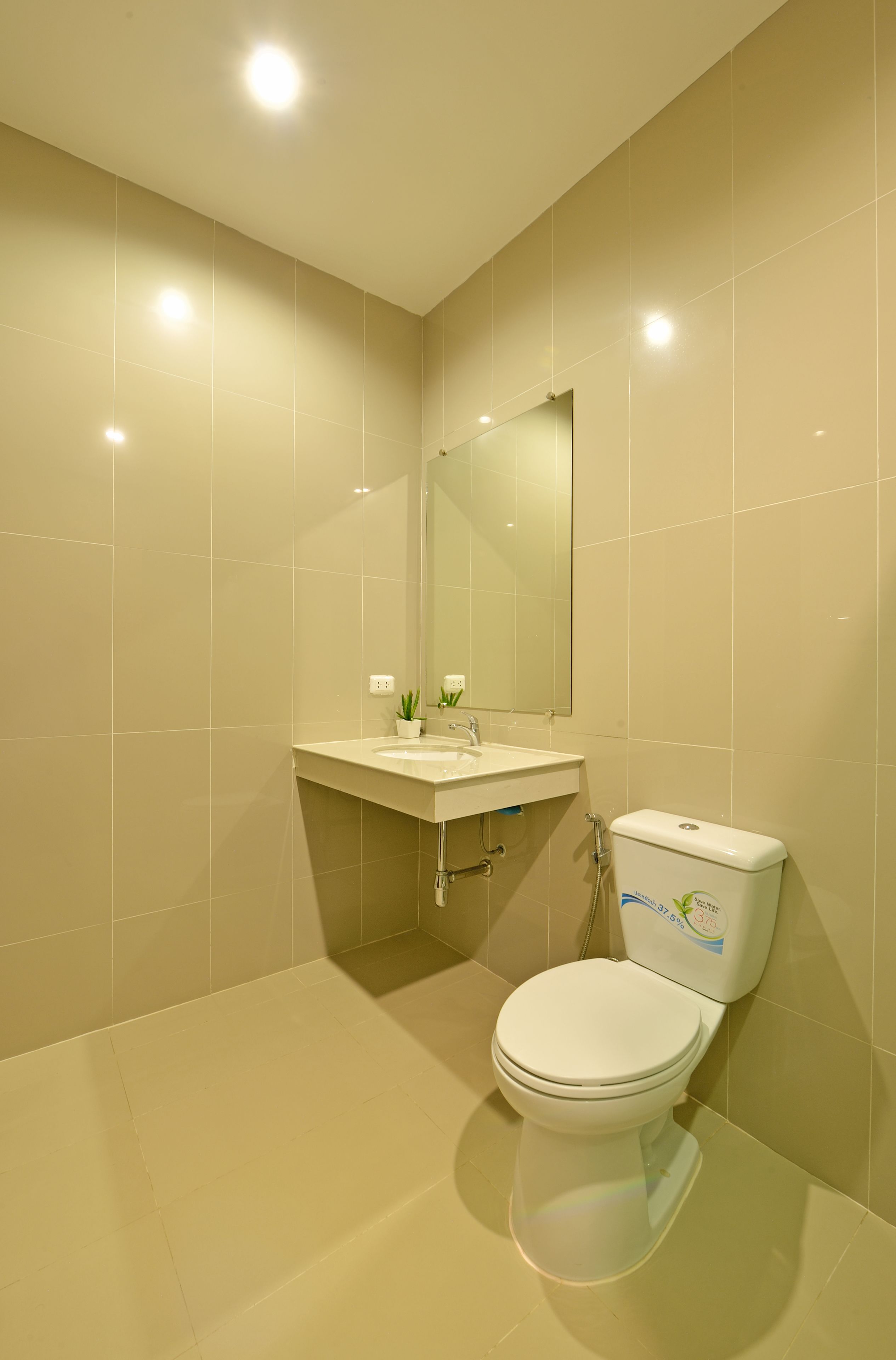 deluxe double room | bathroom | shower, free toiletries, towels
