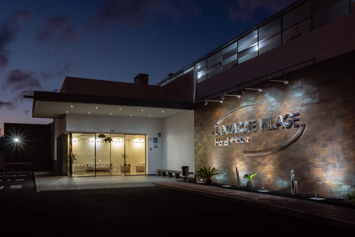 front of property – evening/night