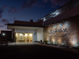 Front of property - evening/night