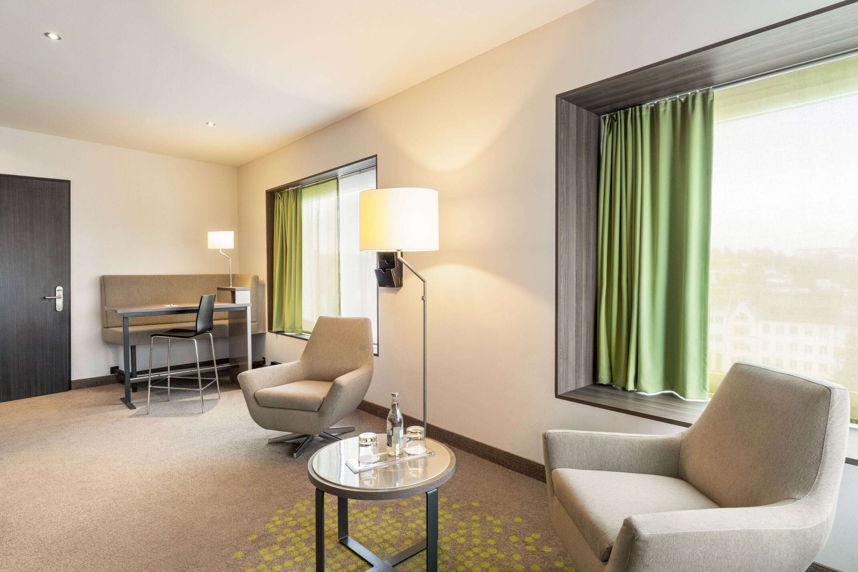 in-room safe, desk, blackout curtains, soundproofing