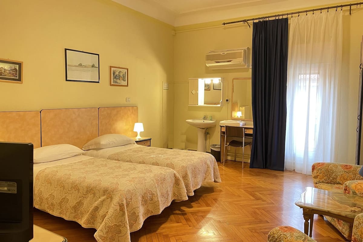 Individually furnished, desk, blackout drapes, soundproofing