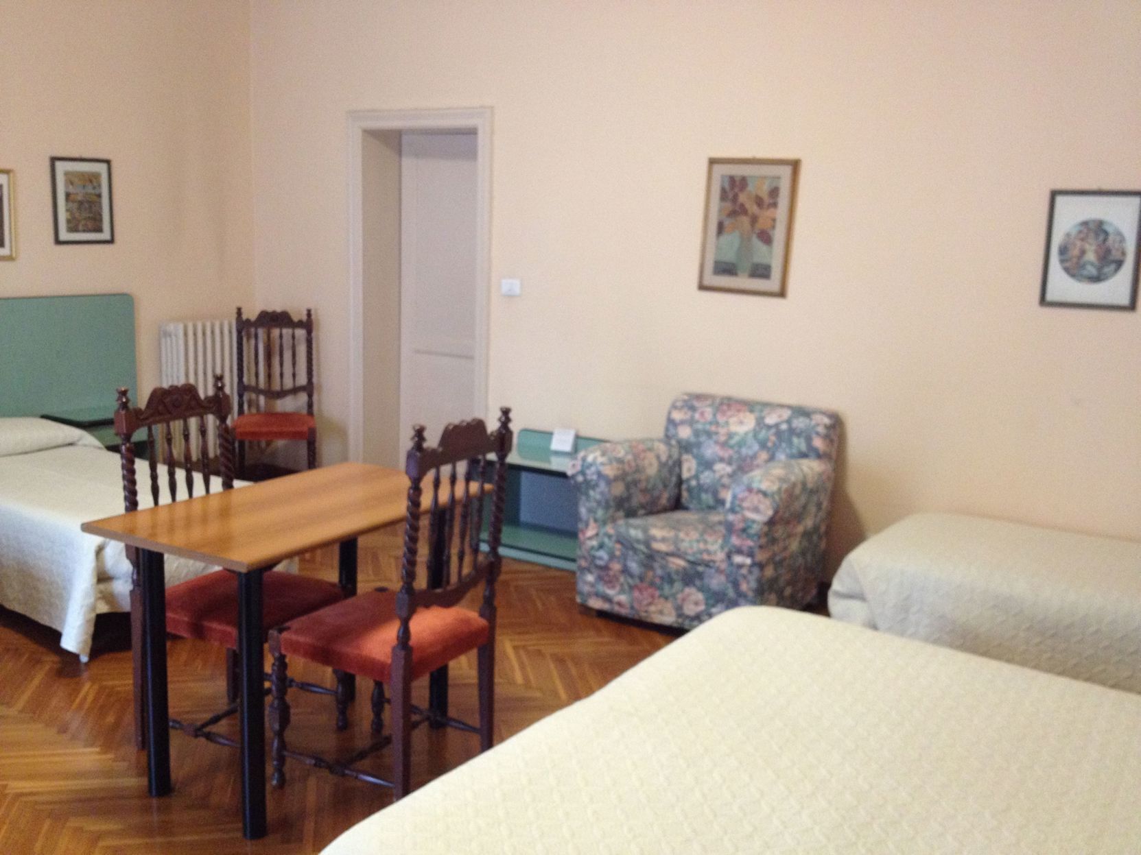 Individually furnished, desk, blackout drapes, soundproofing