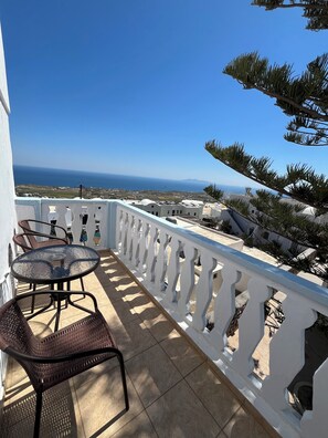 Familienstudio, Balkon, Meerblick | Blick vom Balkon