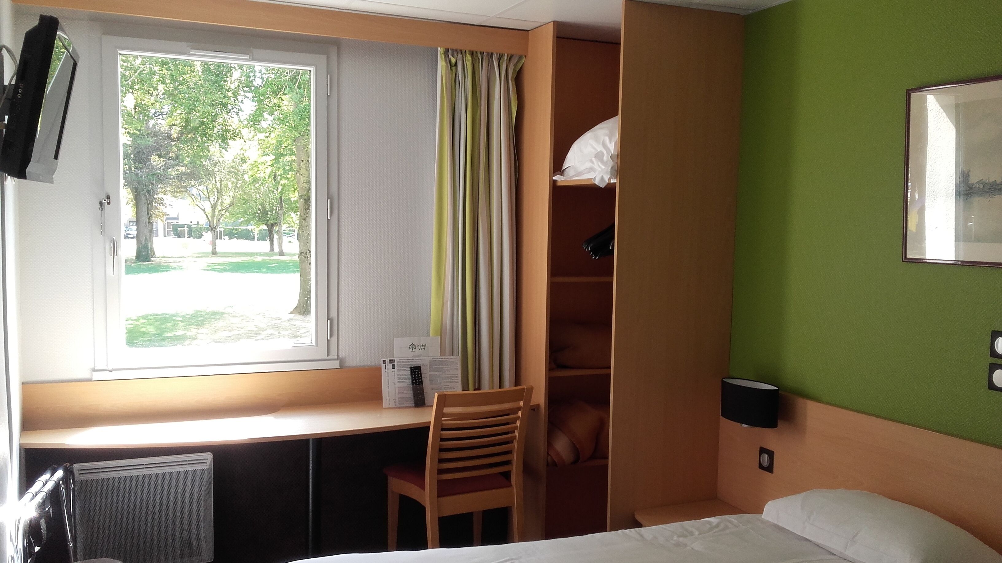 Desk, soundproofing, iron/ironing board (on request), free WiFi