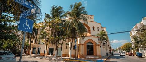 Façade de l’hébergement