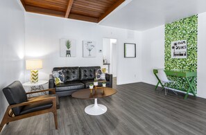 Standard Suite, 1 King Bed | Living area | TV - The Three Fifty Hotel (Palm Springs)