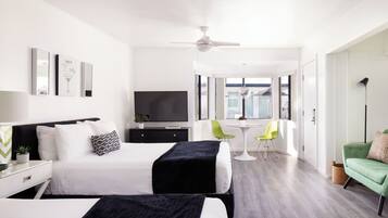 Deluxe Double Room, 2 Queen Beds | 1 bedroom, premium bedding, in-room safe, iron/ironing board