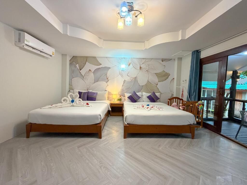 Familjebungalow - 1 sovrum - utsikt mot bergen | Sängtillbehör av högsta kvalitet, Select Comfort-madrasser och skrivbord