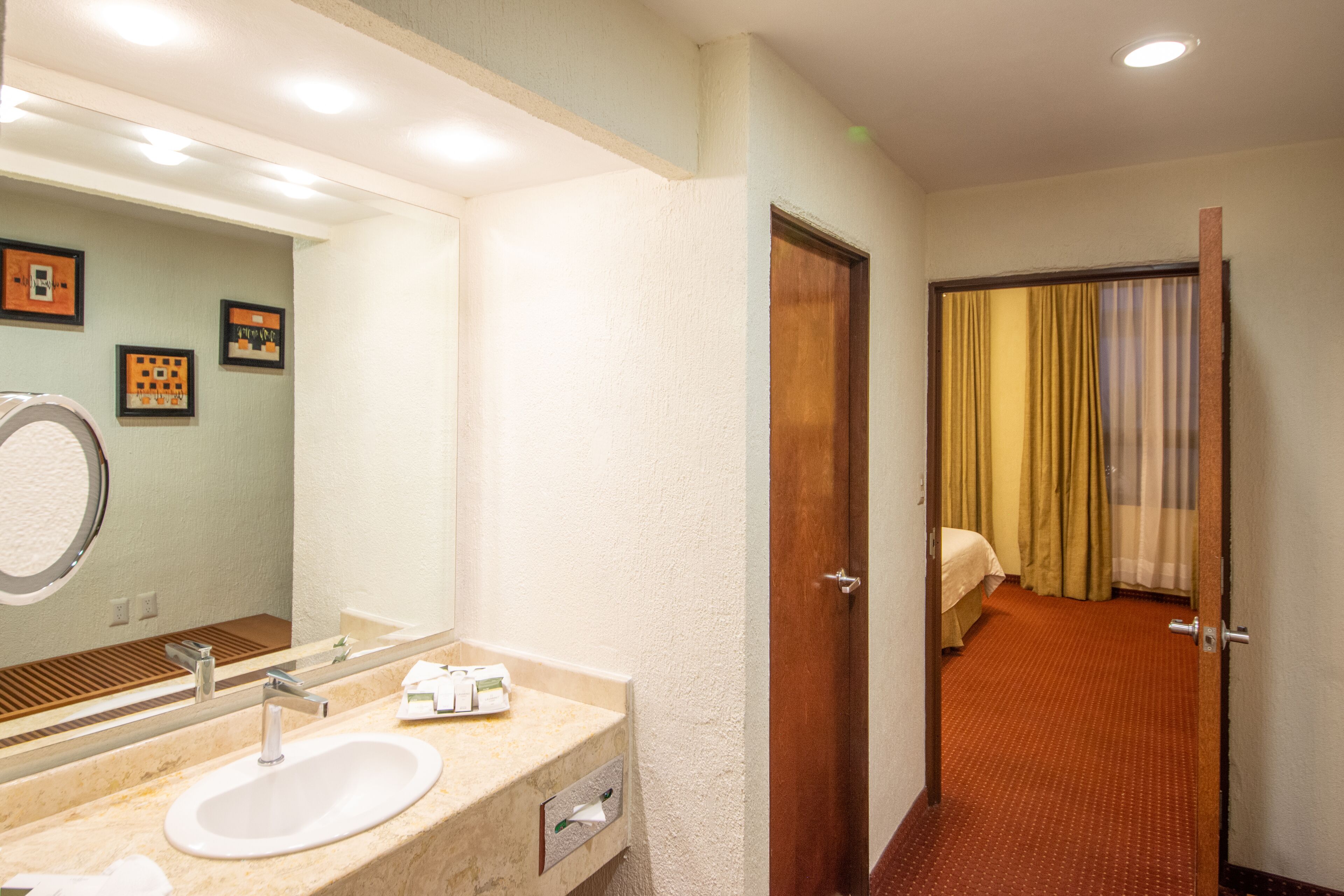 exclusive studio suite | bathroom | shower, free toiletries, hair dryer, towels