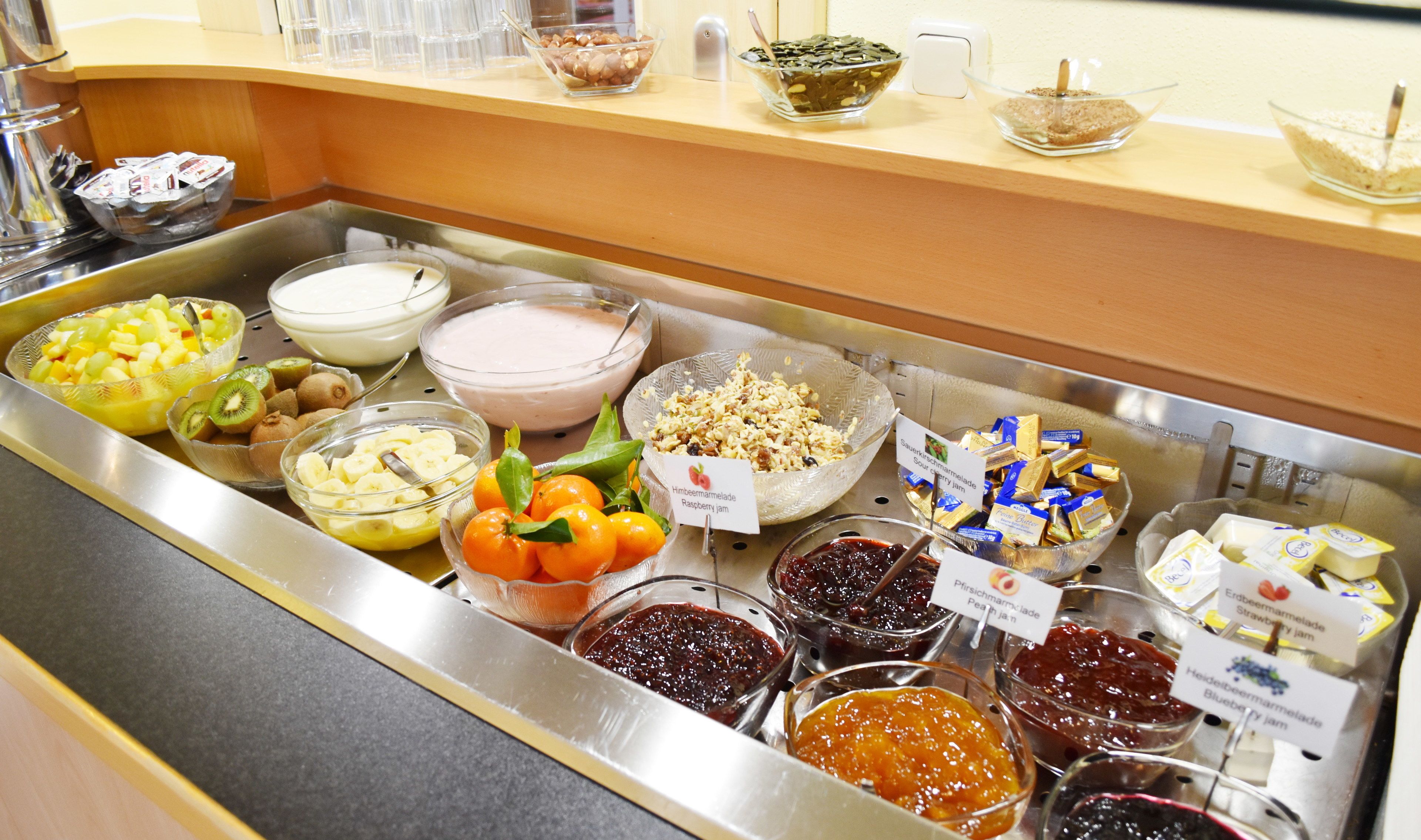 daily buffet breakfast (eur 5 per person)