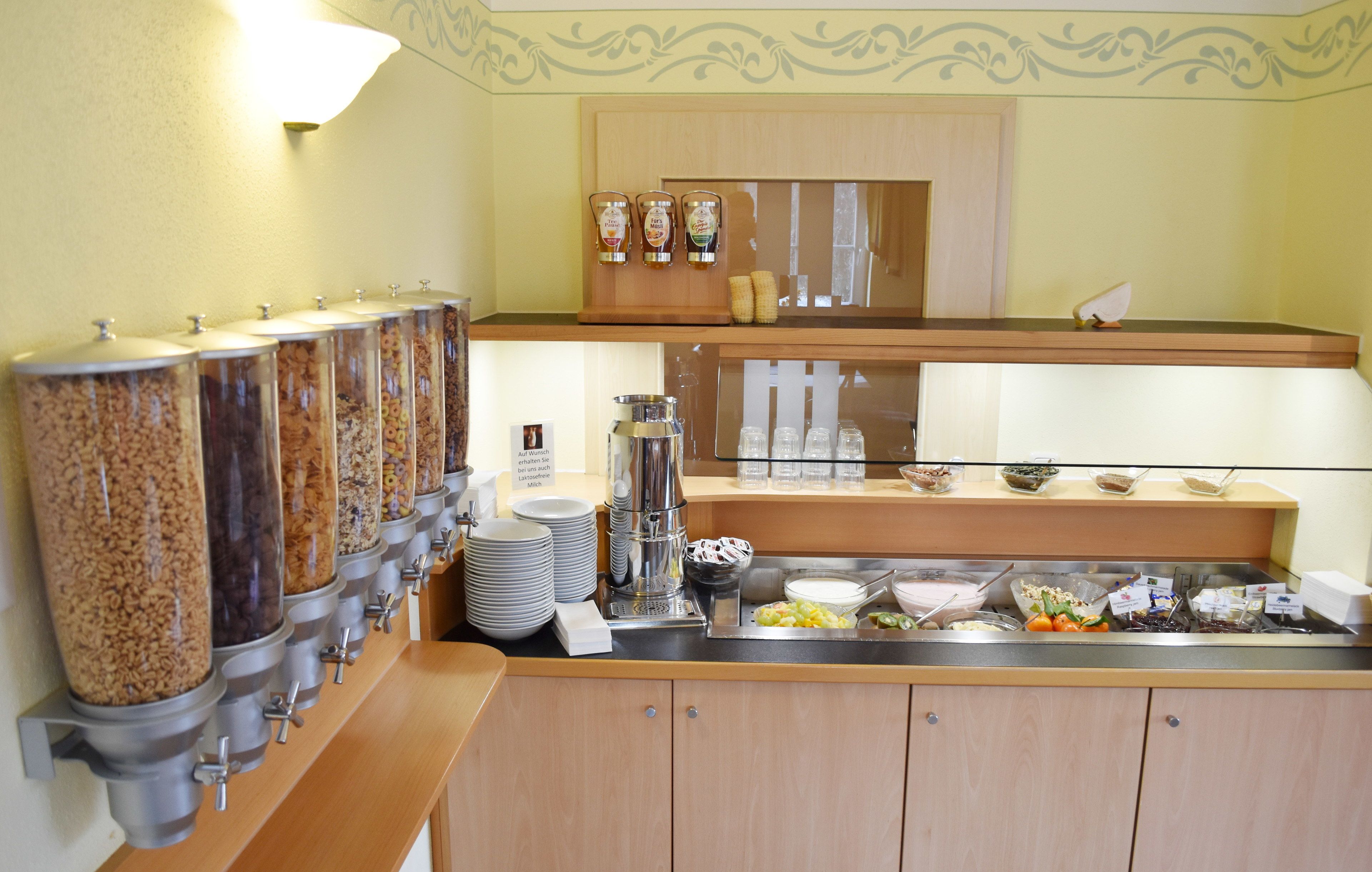 daily buffet breakfast (eur 5 per person)