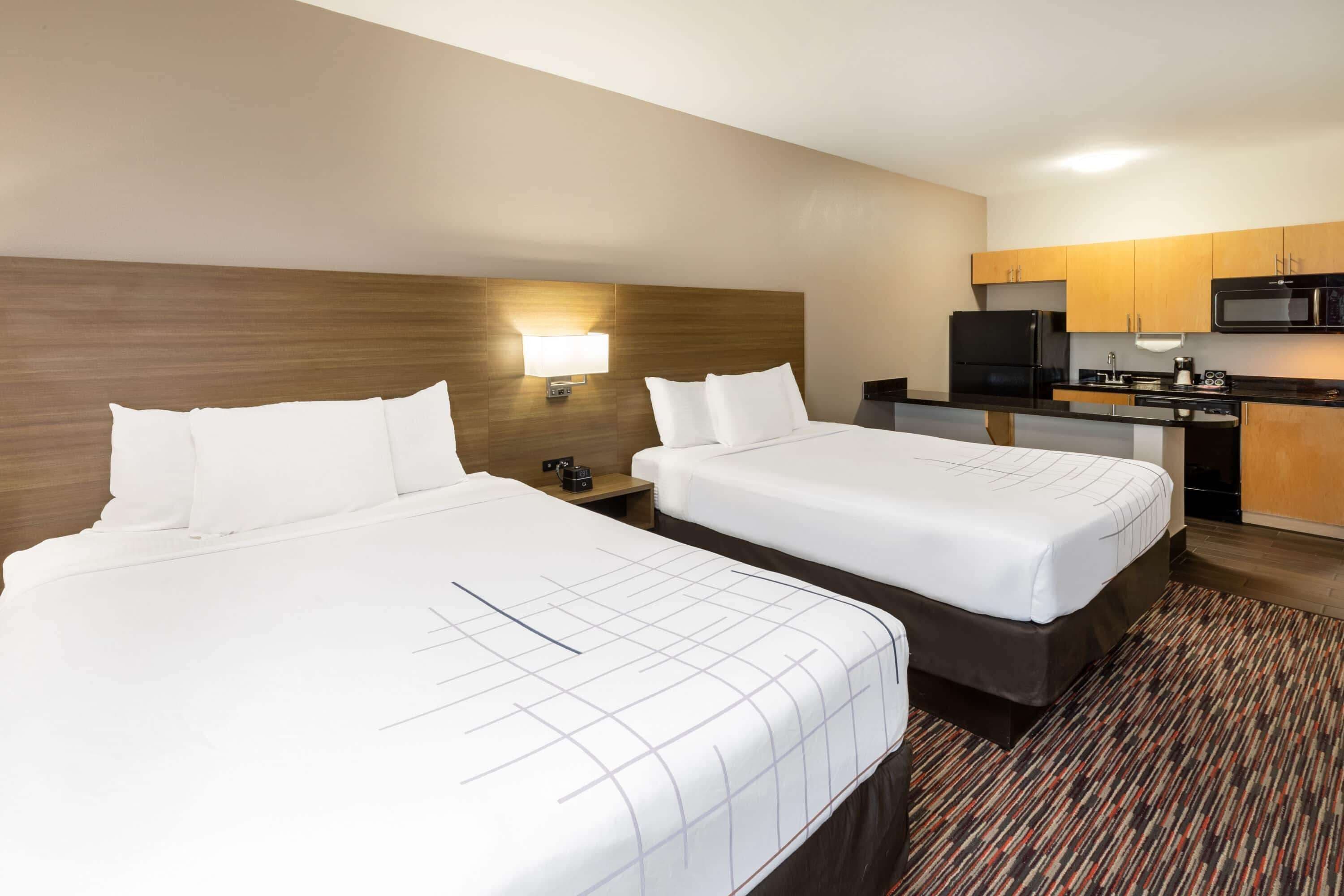 premium bedding, desk, iron/ironing board, free cots/infant beds